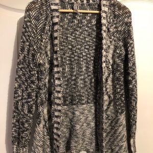 Black and white cardigan